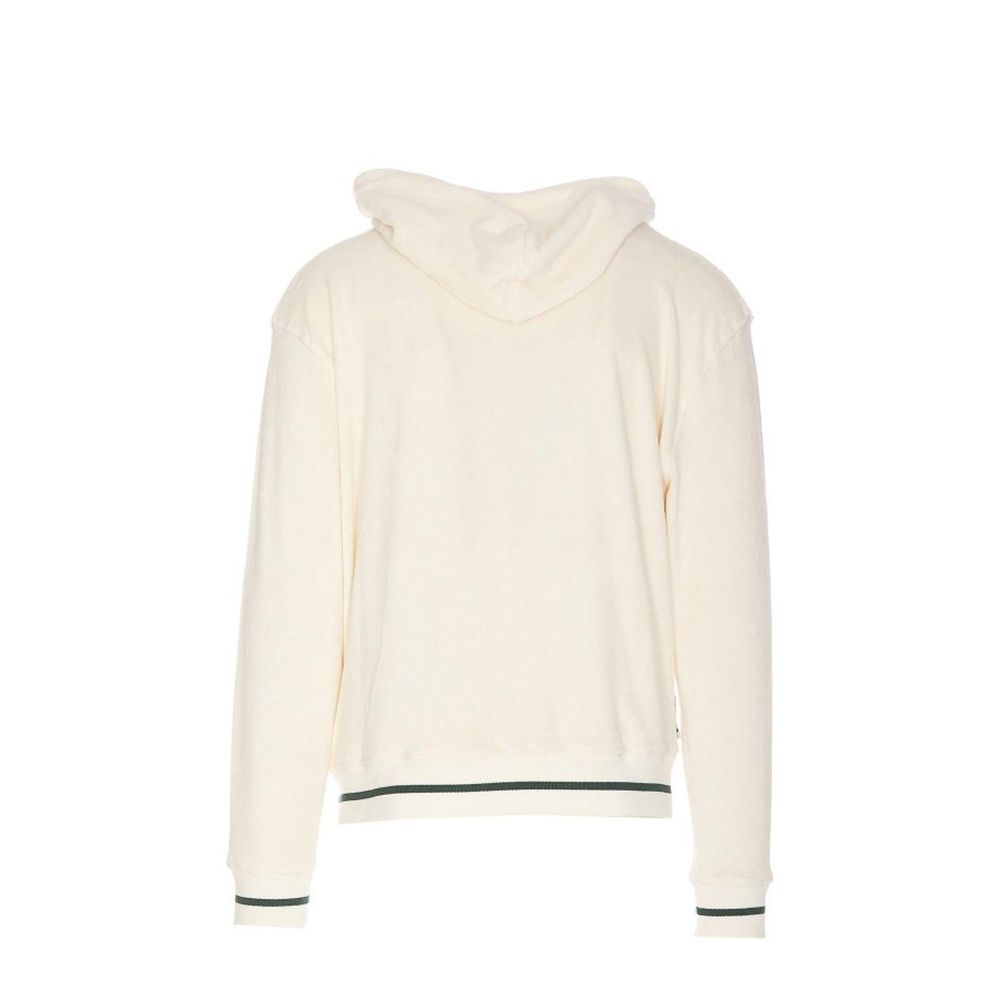 Felpa con cappuccio Autry in cotone bianco