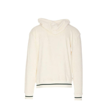 Felpa con cappuccio Autry in cotone bianco