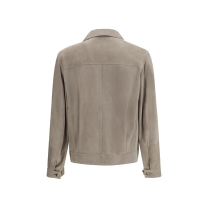 Brunello Cucinelli Abbigliamento in pelle di vitello bicolore Bos Taurus