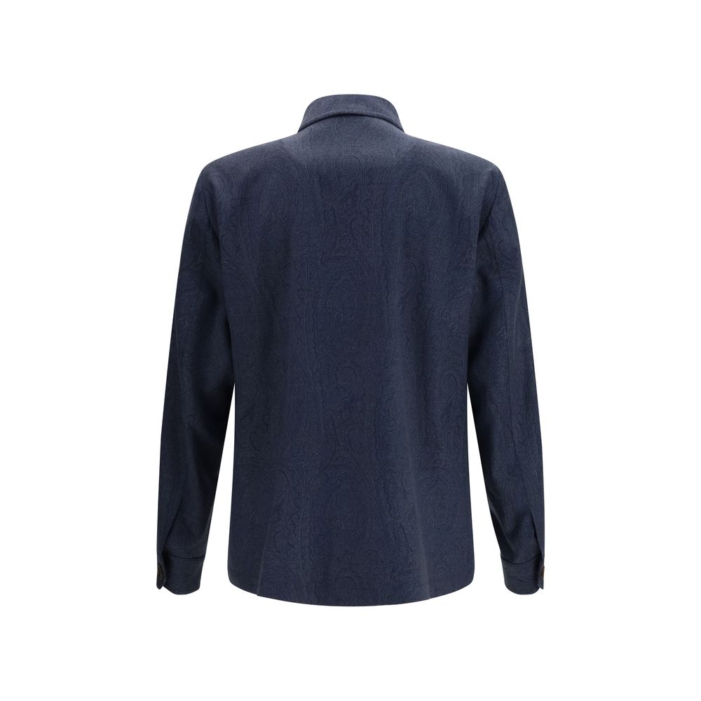 Manteau Etro en laine bleue