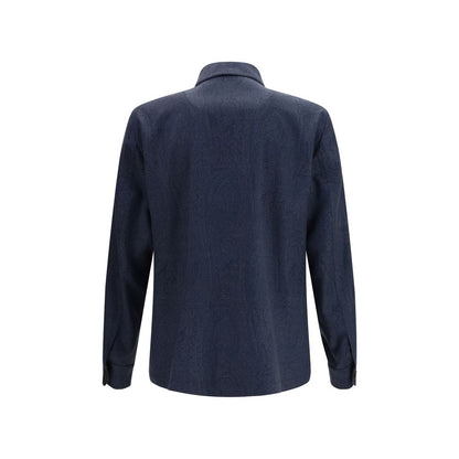 Cappotto Etro in lana blu