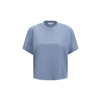 T-shirt en coton bleu RIER