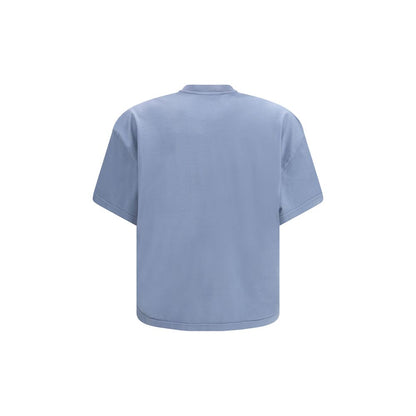 T-shirt en coton bleu RIER