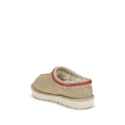 UGG Ciabattine Mules Bos Taurus in Pelle di Vitello Beige
