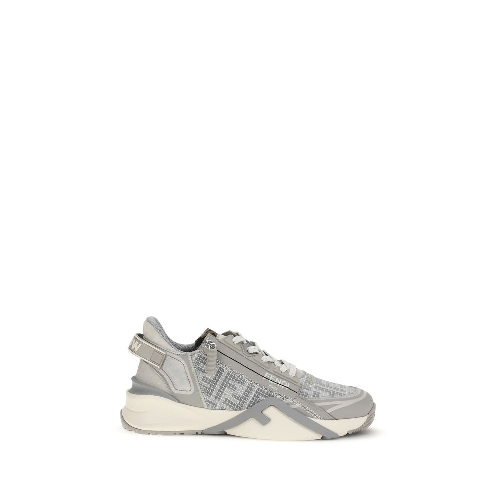 Sneakers sportive Fendi grigie in poliestere