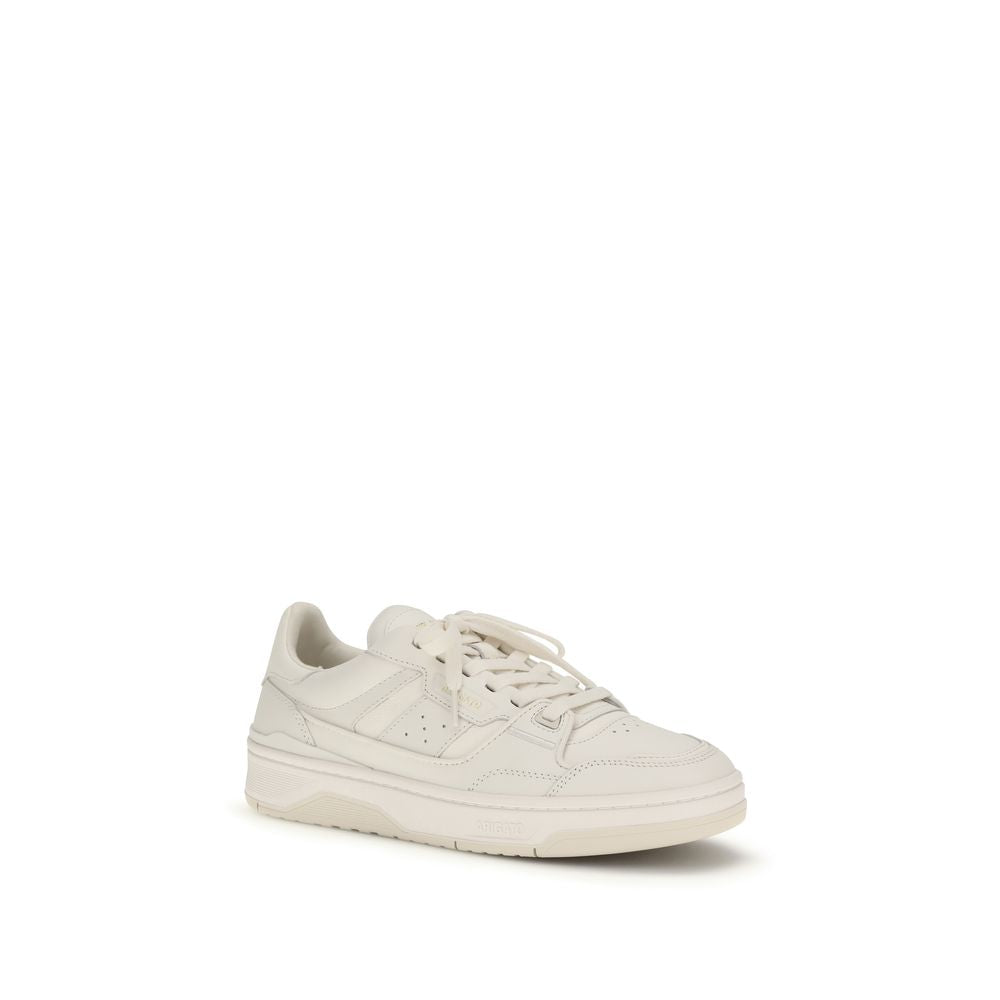 Baskets basses Axel Arigato en cuir de veau gris Bos Taurus