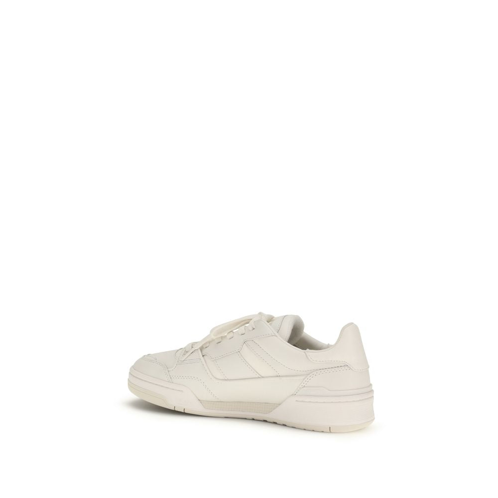 Baskets basses Axel Arigato en cuir de veau gris Bos Taurus