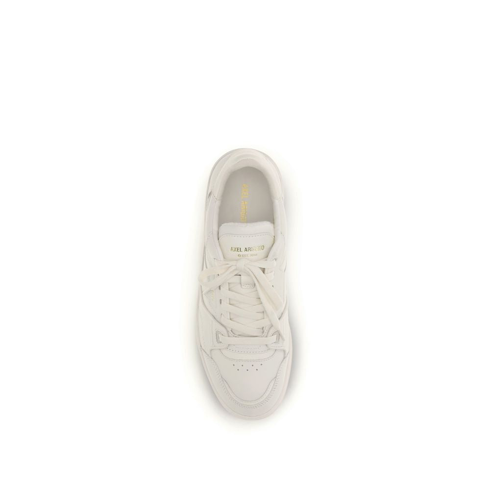Baskets basses Axel Arigato en cuir de veau gris Bos Taurus