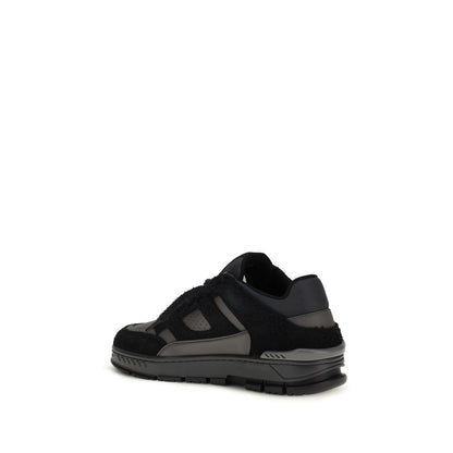Axel Arigato Sneakers basse atletiche in pelle di vitello nera Bos Taurus