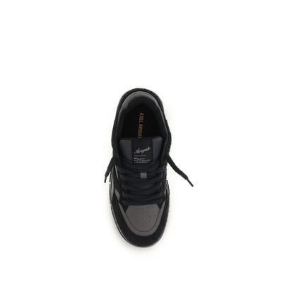 Axel Arigato Sneakers basse atletiche in pelle di vitello nera Bos Taurus