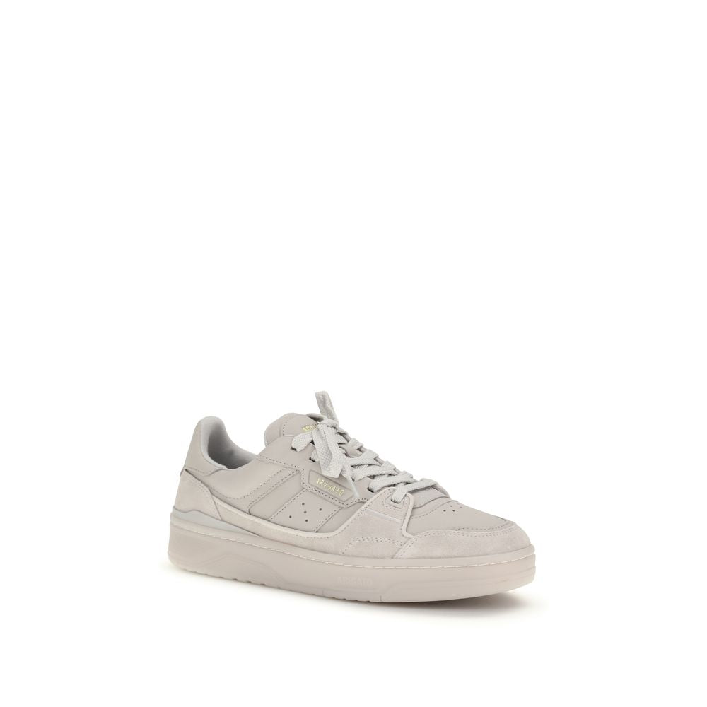 Baskets basses Axel Arigato en cuir de veau gris Bos Taurus