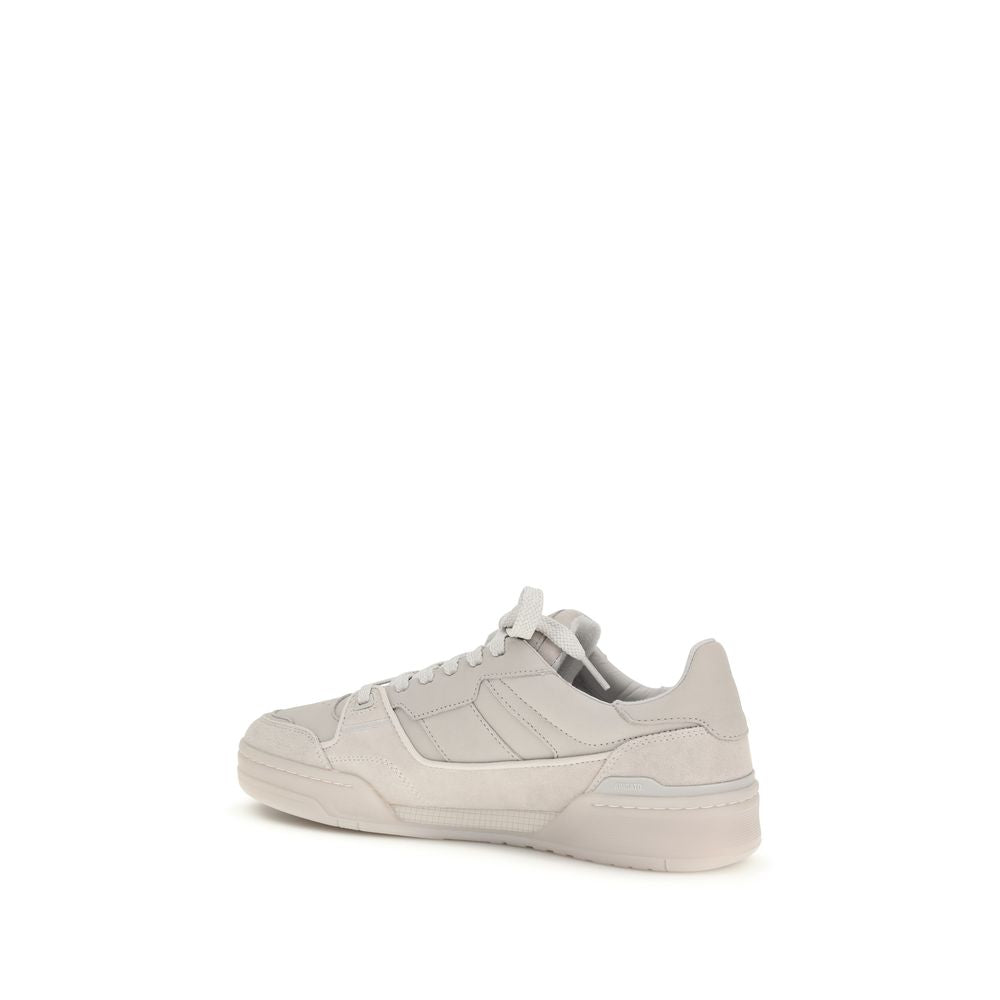 Baskets basses Axel Arigato en cuir de veau gris Bos Taurus