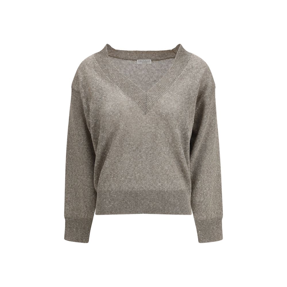 Brunello Cucinelli Sportswear en lin marron