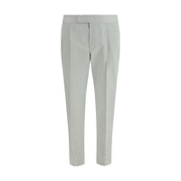 Brioni Pantaloni Casual in Lino Bianco