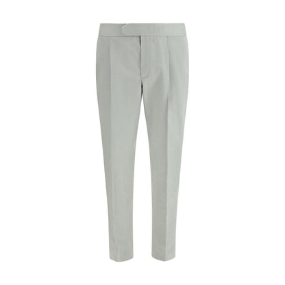Brioni Pantaloni Casual in Lino Bianco