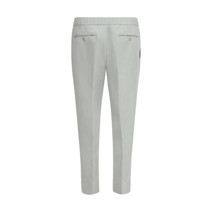 Brioni Pantaloni Casual in Lino Bianco