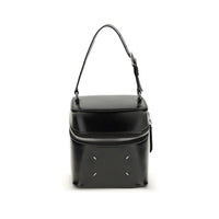 Sac bandoulière Maison Margiela en cuir de veau noir