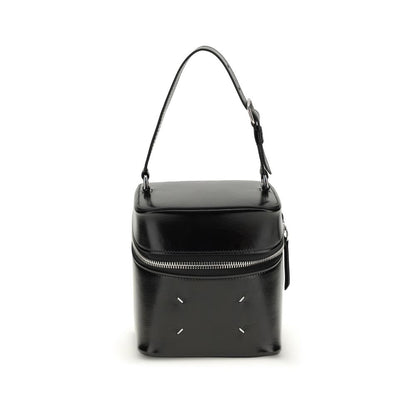 Sac bandoulière Maison Margiela en cuir de veau noir