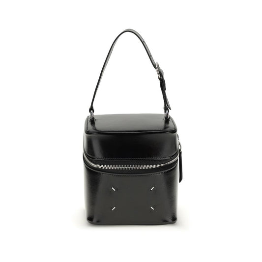 Borsa A Secchiello Maison Margiela In Pelle Di Vitello Nera Bos Taurus