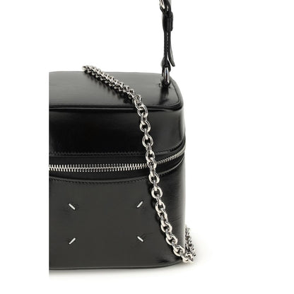 Sac bandoulière Maison Margiela en cuir de veau noir
