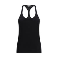Canottiere in seta nera Tom Ford