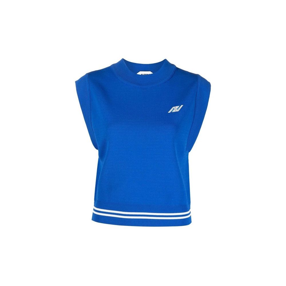 Gilet Autry bleu en nylon