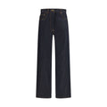Thom Browne Jeans dritti in cotone blu