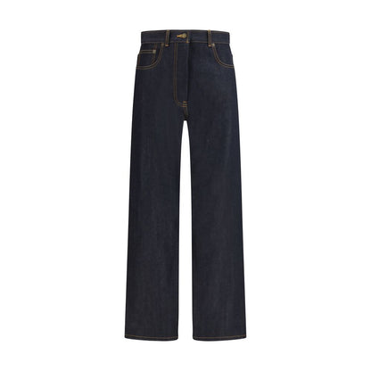 Thom Browne Jeans dritti in cotone blu