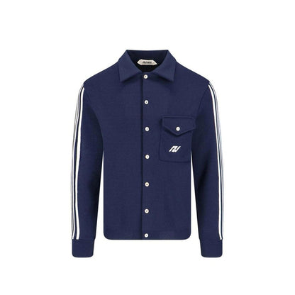 Cardigan Autry Blu in Nylon