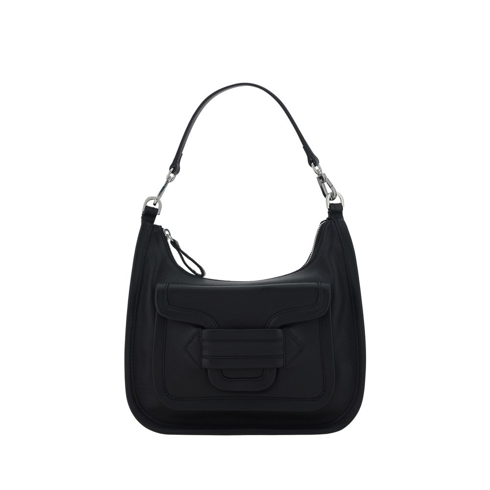 Sac bandoulière Pierre Hardy Bos Taurus en cuir de veau noir