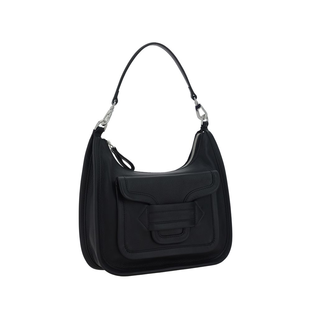Sac bandoulière Pierre Hardy Bos Taurus en cuir de veau noir