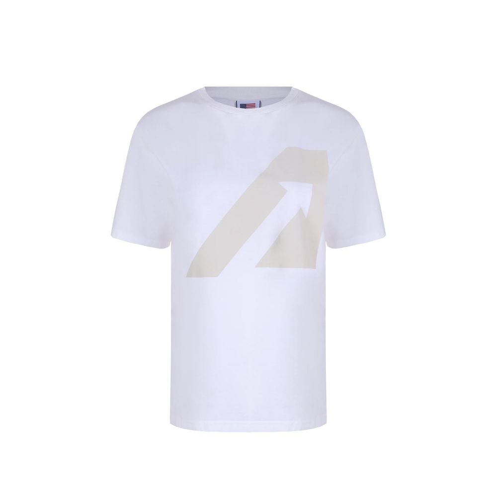 T-shirt in cotone bianco Autry
