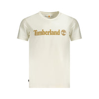 T-shirt da uomo Timberland in cotone beige