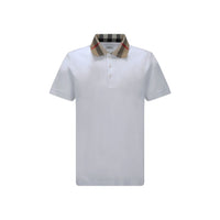 Polo Burberry in cotone bianco