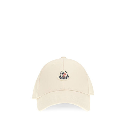 Cappellino Moncler in cotone beige (cappello da baseball)