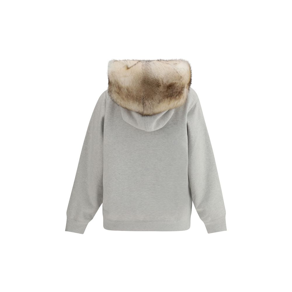 Sweat-shirt Prada en coton gris