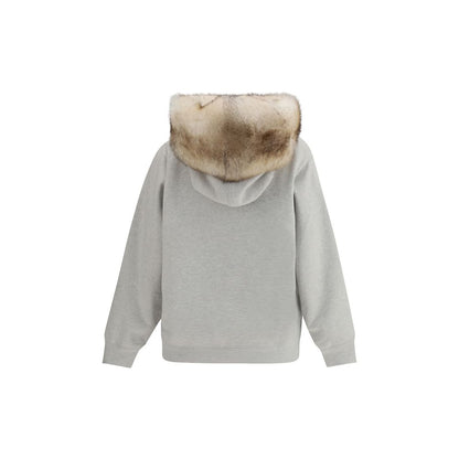 Sweat-shirt Prada en coton gris