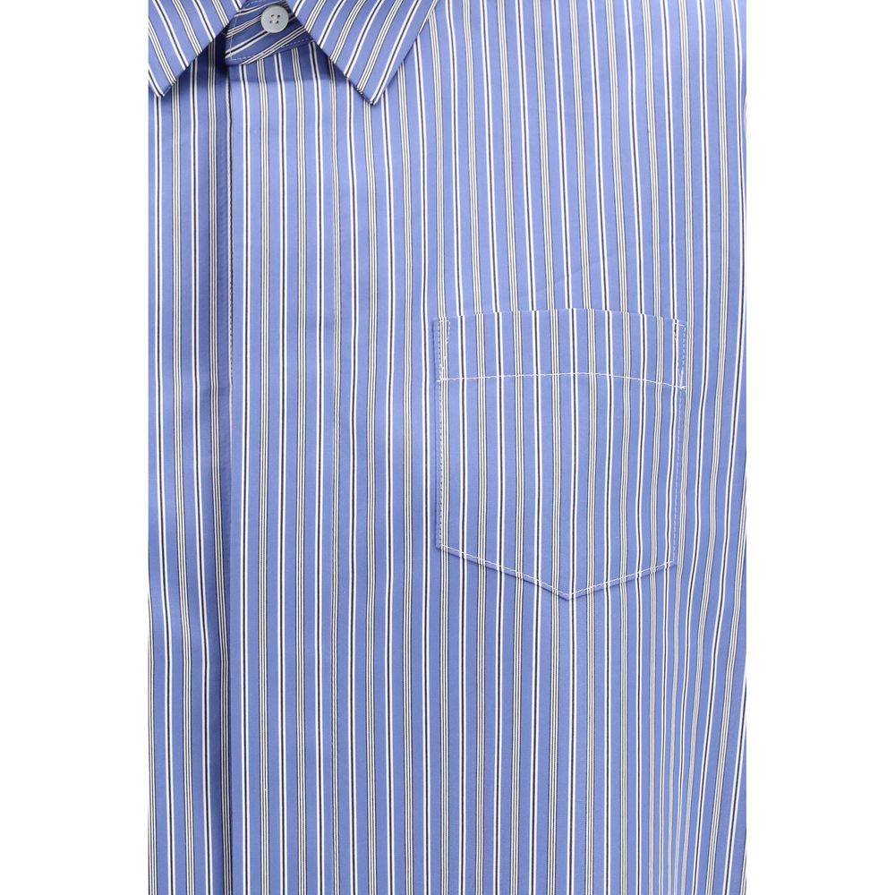 Chemise Sacai en coton bleu à motifs