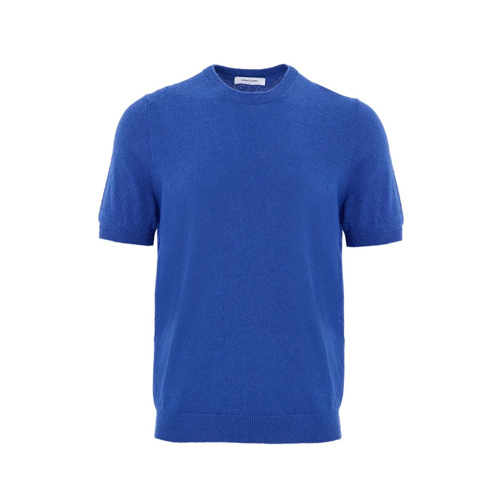 T-shirt Gran Sasso en coton bleu
