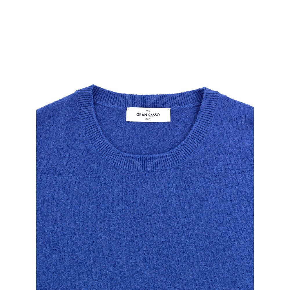 T-shirt Gran Sasso en coton bleu