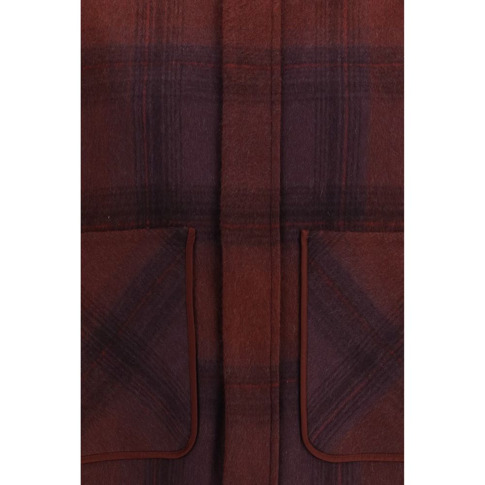 Cappotto in cashmere viola God's True Cashmere