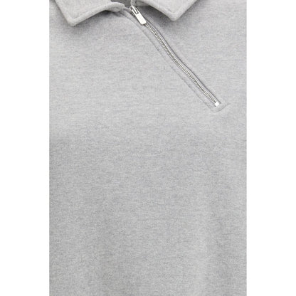 Miu Miu Felpa in cotone grigio