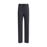 Pantaloni eleganti in seta nera Tom Ford