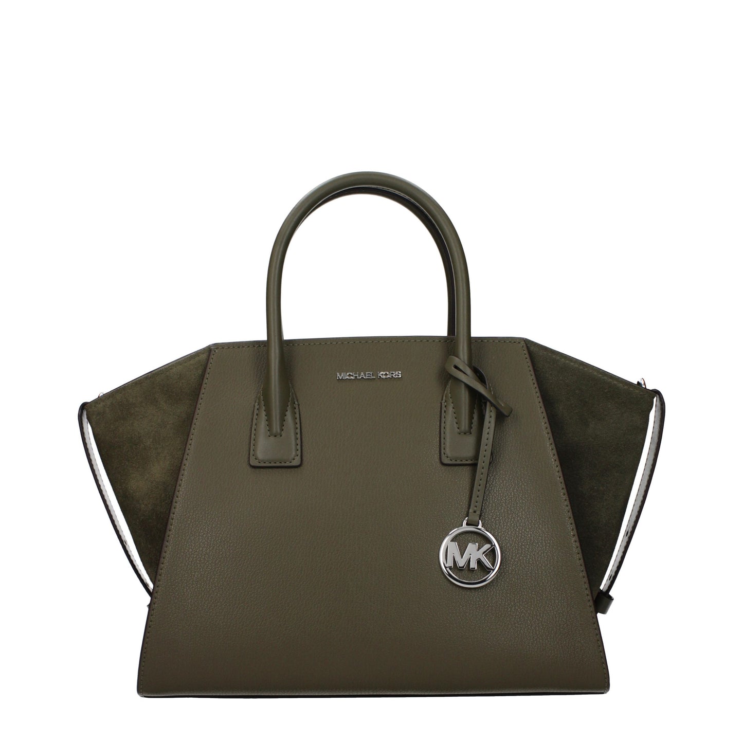 Borsa a mano Michael Kors in pelle verde
