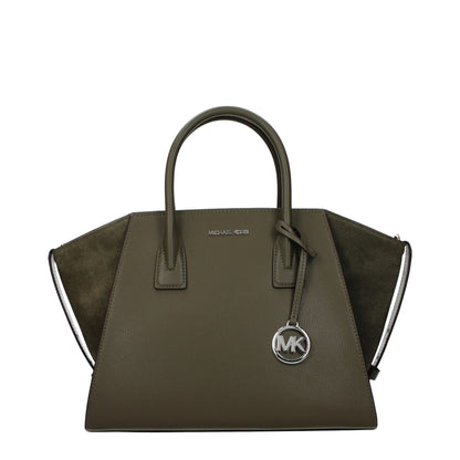 Borsa a mano Michael Kors in pelle verde