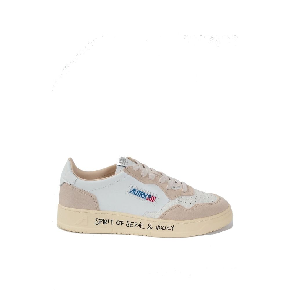 Baskets Autry blanches en cuir de chèvre
