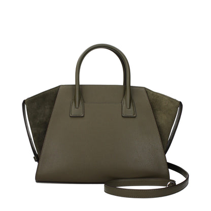 Borsa a mano Michael Kors in pelle verde