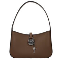 Borsa a mano in pelle marrone Michael Kors