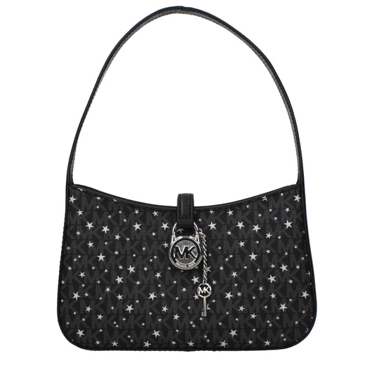 Borsa a mano Michael Kors in tessuto nero