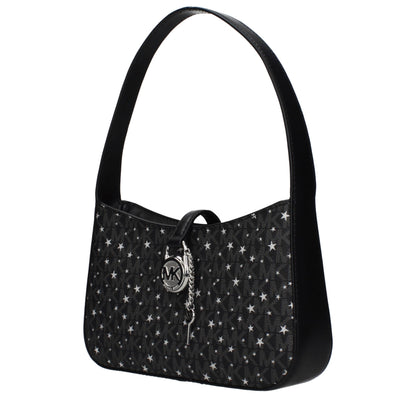 Sac à main Michael Kors en tissu noir